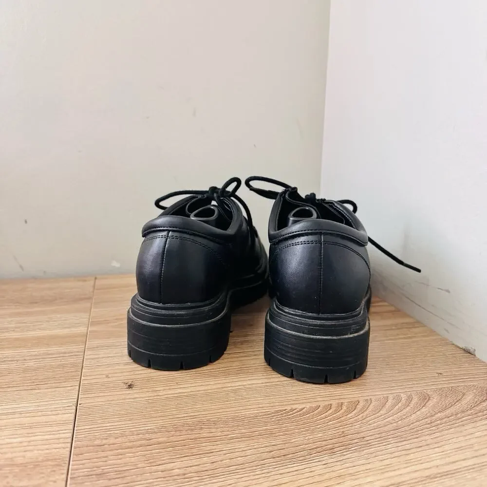 American Eagle Black Leather Oxford Loafer Men’s Size 8.5